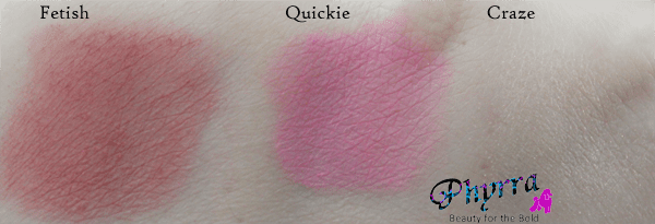 Urban Decay Face Case Anarchy Blush and highlighter Swatches