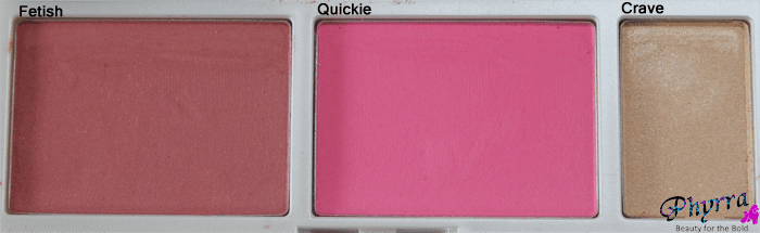 Urban Decay Face Case Anarchy Blushes and highlighter, swatches, review